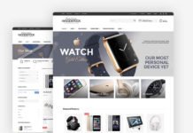 Тема WordPress для сайта часов и аксессуаров WOODSTOCK V1.9.9