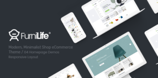 FURNILIFE V1.0 — OPENCART тема для мебели и декора
