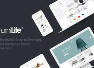 FURNILIFE V1.0 — OPENCART тема для мебели и декора