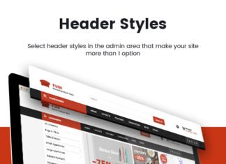 Тема OpenCart 3 для продажи любых товаров Funi