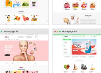 Тема OPENCART для продуктовых магазинов ALISTA