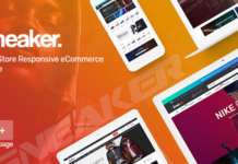 SNEAKER — тема OPENCART для продажи одежды и обуви