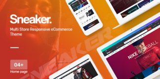 SNEAKER — тема OPENCART для продажи одежды и обуви
