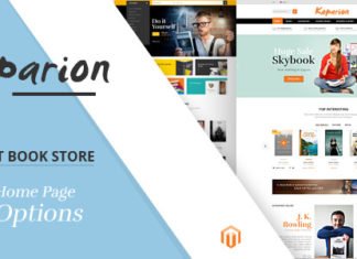 Адаптивная тема OPENCART для продажи книг KOPARION