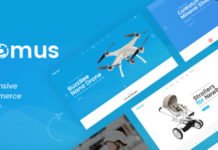 Тема OPENCART для рекламы определенного продукта ELOMUS