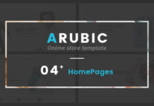 ARUBIC V1.0 — Тема опенкарт для моды, одежды и аксессуаров
