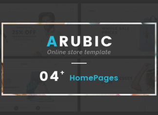 ARUBIC V1.0 — Тема опенкарт для моды, одежды и аксессуаров