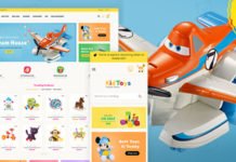 Тема OPENCART 3 для детских игрушек KID TOYS