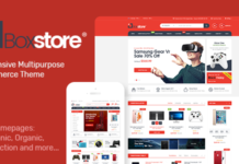 Скачать тему OPENCART BOXSTORE V1.0 для супермаркета