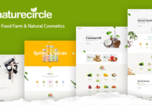 NATURECIRCLE — ОПЕНКАРТ тема для продажи органики