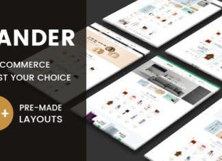 Тема для OPENCART для продажи мебели и декора — PANDER