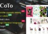 Тема OPENCART 2.3 для косметики и спа-товаров COTO