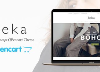 Адаптивная тема для OPENCART LEKA