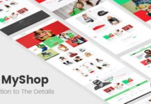 MYSHOP — Тема OPENCART для моды и красоты