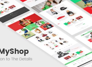 MYSHOP — Тема OPENCART для моды и красоты